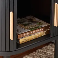 Tealla 2 Tambour Door Nightstand - NST9610 - Safavieh