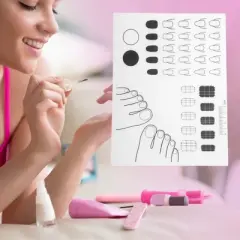 Unique Bargains Foldable Nail Art Stamping Mat 1 Pc