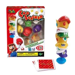 Epoch Everlasting Play Super Mario Cap Tower Balancing Game: Fine Motor Skill Board Game for Kids, 1-4 Players