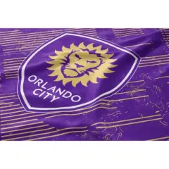 MLS Orlando City SC Tech Crest Ultra Cozy Throw Blanket: Sports Team Logo Plush