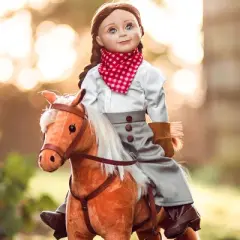 The Queen's Treasures 18 Inch Doll  7 Piece Frontier Girl Outfit and Boots
