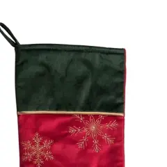 C&F Home 8.5" x 20" Snowflake "Joy" Premium Christmas Stocking