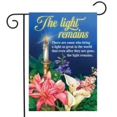 Briarwood Lane Spring Garden Flag 12x18 For Outdoor The Light Remains Bereavement For Spring Garden Flag Flags For Outside
