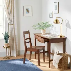 14"x8" Brushed Metal Planter Stand Brass Finish - Hearth & Hand&trade; with Magnolia