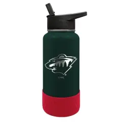 NHL Minnesota Wild 32oz Thirst Hydration Water Bottle