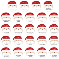 Big Dot of Happiness Drink If Game - Jolly Santa Claus - Christmas Party Game - 24 Count
