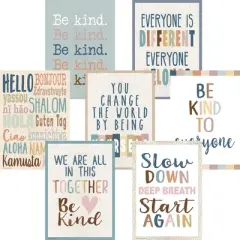 Teacher Created Resources&reg; Everyone Is Welcome Posters, 13-3/8" x 19", Set of 7