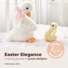 Bearington Duck with Duckling Stuffed Animal, Daisy and Duckie, 10 inches, For Ages 1-14