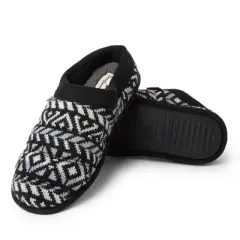 Dearfoams Men's Asher Knit Clog Slipper