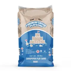 SandPiper 25 Pound Premium Grade Multi-Use Play Sand with Chemical Free Formula for Sandboxes, Pet Areas, Pavers, and Walking Stones, 3 Pack