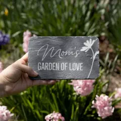 Pavilion Gift Company - Mom&rsquo;s Garden - 7" x 4.25" Garden Stone - Stepping Stones and Pathways
