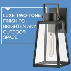 Lark Hugh 1 - Light Lantern in  Black/Burnished Bronze