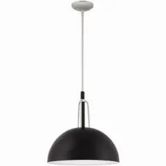 Craftmade Lighting Kahn 1 - Light Pendant in  Midnight/Satin Aluminum