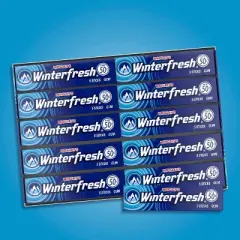 Wrigley's 20/40 Pack Winterfresh Gum Chewing Gum Bulk Pack, 5 Stick Per Pack