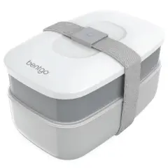 Bentgo Classic All-in-One Stackable Lunch Box Container with Built in Flatware