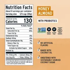 purely elizabeth. Honey Almond Probiotic Granola - 8oz