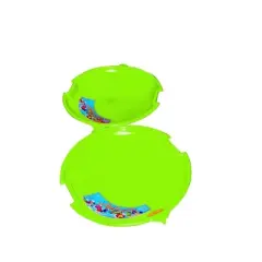 Emsco ESP 26" Snow Caterpillar Linkable Disc Sled 2pk in - Neon Lime