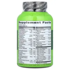 NATURELO One Daily Multivitamin For Men 50+, 120 Vegetarian Capsules