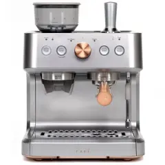 GE Appliances CAFE Bellissimo Semi-Automatic Espresso Machine + Frother Stainless Steel: Coffee Maker, Grinder, 2.5L Capacity