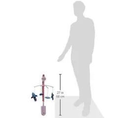 Bacati - Air Space Multicolor Boys Musical Mobile