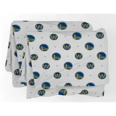 NBA Golden State Warriors Small X Queen Sheet Set