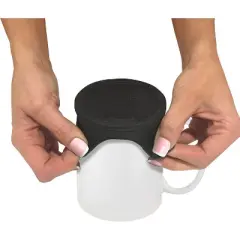 Jokari Stretchy, Silicone Travel Cup or Mug Covers 2 Pack. Spill-Proof Tight Universal Fitting Insulation Seal Keep Coffee, Tea, Hot Chocolate