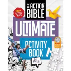 The Action Bible Ultimate Activity Book for Kids - by  Sergio Cariello (Paperback)