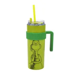 The Grinch Character & Logo Green 20 Oz Stainless Steel Water Bottle