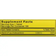 Nature's Blend 4112 Vitamin D3 2000 IU