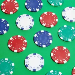 Okuna Outpost 100 Piece Professional Poker Chip Set for Casino Card Games (4 Colors)