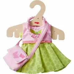 HABA Butterfly Dress Set - 4 Piece Outfit for 12" HABA Soft Dolls