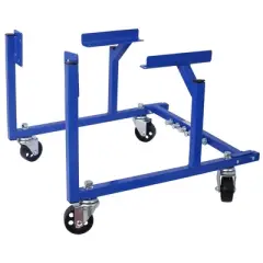 Engine Cradle Stand With Rolling Wheels 1000 LBS Capacity Storage Small Block And Big Block ,Powder Coat Construction Wheels Hardware Included