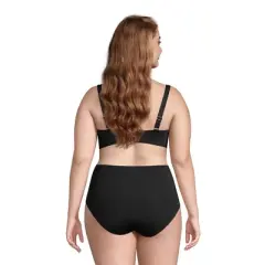 Lands' End Women's Plus Size DD-Cup Chlorine Resistant Twist Underwire Bikini Top Swimsuit Adjustable Straps