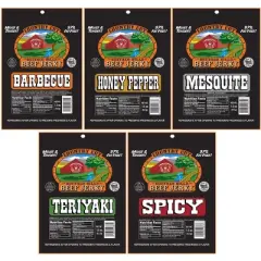 Buffalo Bills 10-Piece Assorted Jerky Sampler Gift Box (10 packs of assorted jerky)