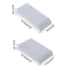 Unique Bargains Slide Out Hidden Self-Adhesive Desk Drawer Storage Organizer 2 Pcs