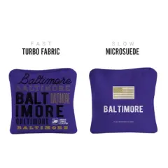 Gameday Baltimore Football Synergy Pro Purple Cornhole Bags (Set of 4)