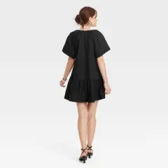 Women's Flutter Short Sleeve Mini Shift Dress - A New Day&trade;