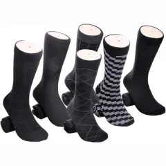 Mio Marino Men's Modern Collection Dress Socks 6 Pack