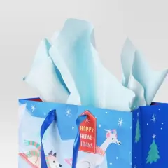30ct Banded Christmas Gift Tissue Paper White/Blue/Navy - Wondershop&trade;