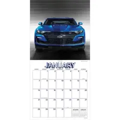 TF Publishing 2024 Wall Calendar 12"x12" Camero