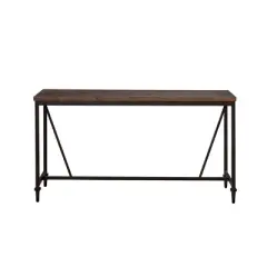 Trevino Counter Height Dining Table Brown/Copper Metal - Hillsdale Furniture
