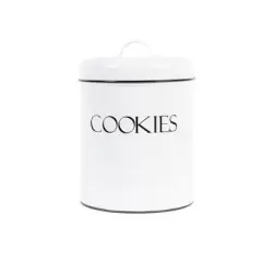 Outshine Co White Vintage Farmhouse Cookie Jar