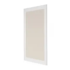 23.5" x 29.5" Bosc Framed Linen Fabric Pinboard White - DesignOvation