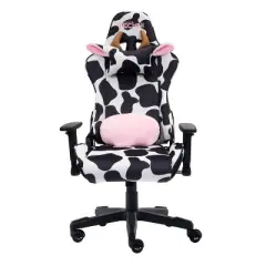 APRILSOUL Brown/Black COW Series Gaming Chair