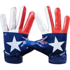 Battle Sports Texas Flag Doom 1.0 Youth Football Receiver Gloves