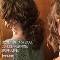 Micro 1.5 Inch Black Hair Clamps for Big Hair - Painless, Damage-Free Styling Tool - 5 Pieces - PuffCuff