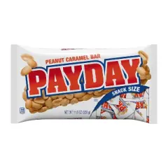 Payday Peanut Caramel Snack Size Candy Bars - 11.6oz