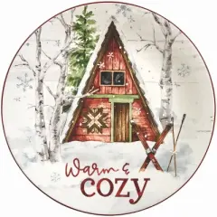 Park Designs Snowflake Lodge Salad Plate Set Of 4