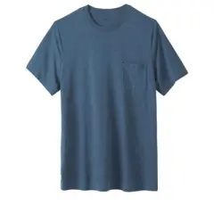 KingSize Men's Big & Tall Shrink-Less&trade; Lightweight Longer-Length Crewneck Pocket T-Shirt