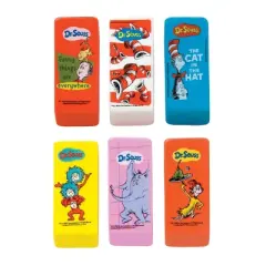 Geddes Dr. Seuss&trade; Beveled Erasers - 48 per display